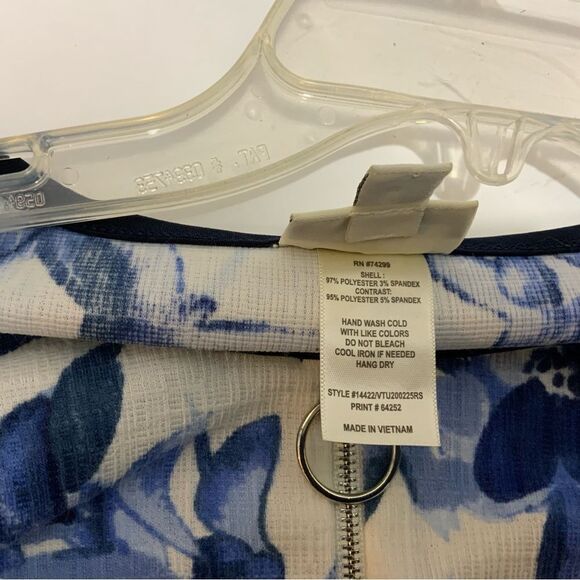 ENFOCUS STUDIO Beautiful Floral Dress blue white - Picture 6 of 7